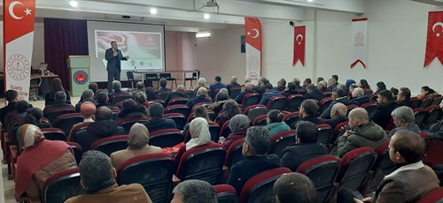 "En İyi Narkotik Polisi Anne" Projesi Kapsamında Bağımlılıkla Mücadele Eğitimi, Kaymakamımız Mustafa ANTEPLİOĞLU'nun Katılımı İle Gerçekleştirilmiştir